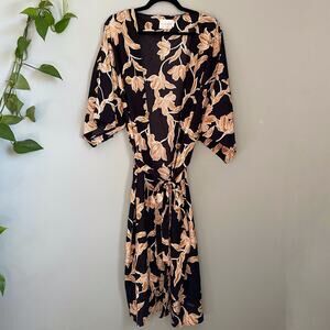 Maison Du Soir Floral Rachel Zoe Luxurious Robe Kimono